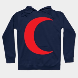 Crescent (red) Hoodie